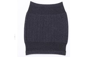 HugeStore Women's Men's Winter Elastic Cashmere Kidney Warmer Body Warmer Belly Warmer Lumbar Warmer Back Warmer Deep Grey