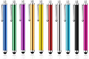 ISTLOHO Rysik do ekranu dotykowego, 10 sztuk, rysik Stylus Pen do tabletów i wszystkich smartfonów, tabletów, długopisów dotykowych, wiele kolorów