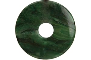 aqasha Edelstein Donut für Halsketten (3x3 cm)