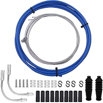 Kit Câbles Et Gaines De Frein Vélo VTT - Set Complet Pour Remplacement Et Maintenance