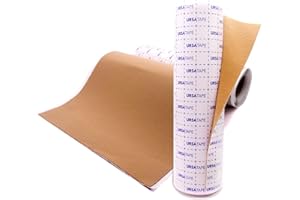 URSA STRAPS URSA Tape Rolls - Stretchy Moleskin Rolls - Reusable Hypoallergenic for Blister Prevention, Calluses, Anti Chafing - Multi-Purpose Heavy Duty Tape for Fabric, Skin, Shoes - Made in The UK (Beige)