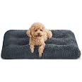LucsPfotenWelt Hundebett – Weiche Plüschmatte, Maschinenwaschbar, Rutschfeste Unterseite (Größe: 80x66x7 Cm)
