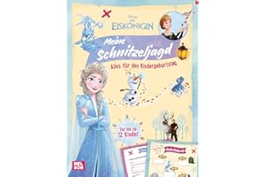 Disney Die Eiskönigin: Meine Schnitzeljagd: Alles für den Kindergeburtstag | Einladungen, Rätsel und Urkunden für bis zu 12 Kinder ab 5 Jahren