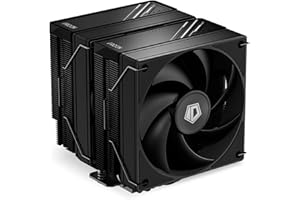 ID-COOLING FROZN A620 Refroidisseur d'air pour processeur double tour Noir 15,5 cm de hauteur, caloducs 6 x Ø6 mm, double ventilateurs FDB 120 x 120 x 25 mm, TDP 270 W, Intel LGA1700/1851/1200/115X et