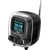 Divoom Tiivoo-2 FM radyolu taşınabilir Bluetooth hoparl&ouml;r, piksel sanatı, retro, k&uuml;&ccedil;&uuml;k, sevimli, kablosuz, vintage dekor, par