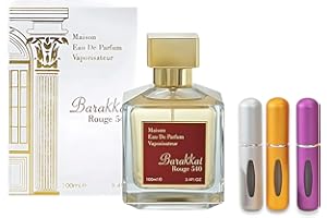 AVATOPIA Barakkat Rouge 540 Eau de Parfum 100ml & Mini Perfume Spray Bottles - Unisex Arabic Perfume - Arabian Perfumes for Women and Men, Luxurious Dubai Perfume Gift Set, Vanilla Perfume