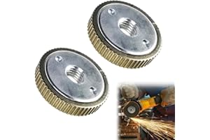 NEIVEINO 2 Pièces Écrou à Serrage Rapide M14 Kit, L'éCrou De Serrage Rapide Convient à Toutes Les Meuleuses Angulaires Avec Filetage, pour AEG, Hitachi, Makita, Black & Decker, Dewalt, Flex Meuleuses d'angle