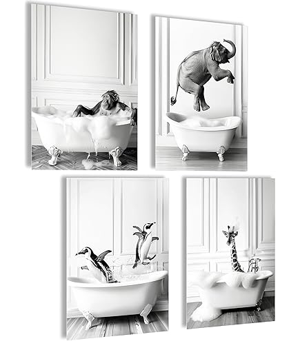 1 Pezzo Di Divertente Decorazione Da Parete Per Il Bagno, Arte Da