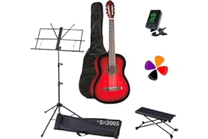 MusicalStore2005 Kit Completo per Chitarra Classica EKO CS10 (Completo, Red Burst)
