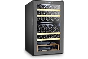LA SOMMELIERE Cave de mise à température double zone SLS33DZ 33 Bouteilles