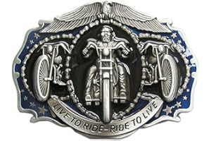 JEAN'S FRIEND JEANSFRIEND Flask Motorcycle Biker Rider Hebilla del cinturón Belt Buckle Mix Styles Choice (3)