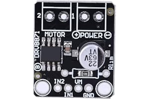 WEIKEYA Brushed DC Motor Driver, Drv8871 Dc Motor Driver, 3.6A Pwm Control Module with Overcurrent Protector, Board Drive Module Suitable for Printers, Electrical Appliances, Industrial Equipment