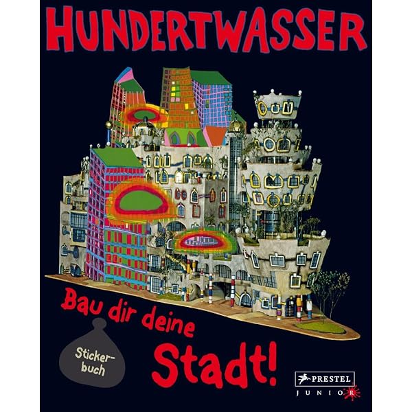 Malbuch 'Verträumte Häuser' – über 50 Motive Im Stil Von Hundertwasser Zum Entspannen & Kreativsein