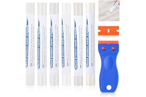 NAKUTITA Möbelreparatur Wachsmalstifte, 6 Farben Weichwachskittstangen, Laminat Reparaturset Möbel Reparatur Set zum Auffüllen und Reparieren von Kratzern und Löchern auf Möbeln und anderen Holzoberflächen