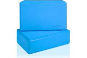 voidbiov High Density Eva Foam Yoga Blocks set, Eco- Friendly Yoga Bricks 9"x 6"x 3" x 2 Pack,Ideal for Yoga Pilates Provides Stability Balance And support, Great for Workout, fitness& Gym
