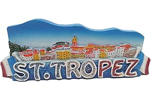 MUYU MAGNET 3D St.Tropez Riviera Francja magnes na lodówkę podróż pamiątka prezent dom i kuchnia dekoracja naklejka magnetyczna St.Tropez Riviera lodówka magnes kolekcja