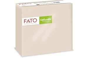 LUCART PROFESSIONAL Lucart Fato - Servilletas de Papel Desechables Plegadas en 4, Ecológicas, Paquete de 40 Servilletas, Tamaño 38x38, 2 capas, 100% Papel de Fibra Reciclada