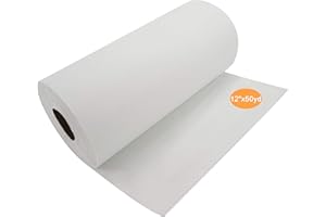 New brothread Tear Away (a strappo) stabilizzatore per ricamo 12"x50Yd(30cmx46M) Rotolo - Peso medio 50gm(1.8oz) - Tagliato a varie dimensioni per il ricamo a macchina e il cucito a mano