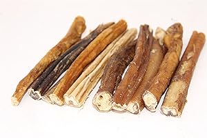 Pet Guru PREMIUM Bulls PIZZLES Pizzle Bully Sticks Dog Treat Chew (10)
