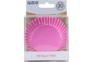 PME - Pirottini di Carta per Cupcake e Muffin - Rosa, 30 Unità