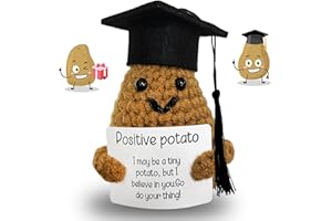 BYHSOEP Zabawne pluszowe zwierzątka, pozytywne potato, pluszowe zwierzątko, pozytywny prezent na Boże Narodzenie, dla rodziny, pacjentów, przyjaciela i dziewczyny