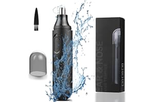 KPFIGHT Cortapelos para nariz y orejas profesionales sin dolor, cortapelos para nariz de hombre, recortador, recortador, recortador de nariz, recortador de nariz para hombres y mujeres, para cejas y pelo de