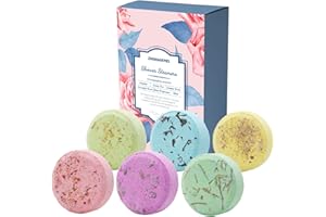 ZHONGGEMEI Shower Steamers, 6 Pack Fragrances Shower Steamers Aromatherapy Gift Set for Women and Men,Perfect Self Care Gifts for Women, Relaxation Gifts for Moms (6 pcs)
