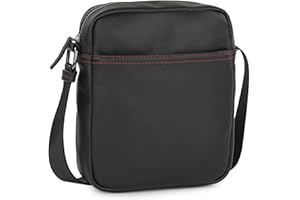 Jaslen - Bandoleras Hombre - Bolso Hombre Bandolera Ajustable - Bandolera Hombre Polipiel - Bolso Bandolera Hombre. Bolso de Hombre Pequeño.