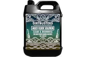 Dirtbusters Multi Floor Solution (5L), Multi Surface Floor Cleaner Liquid With Deodoriser For Hard Floor Cleaning Machines