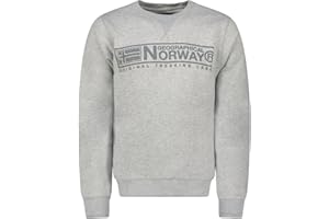 Geographical Norway- Sudadera SIN Capucha de Hombre de Manga Larga Modelo GANTOINE