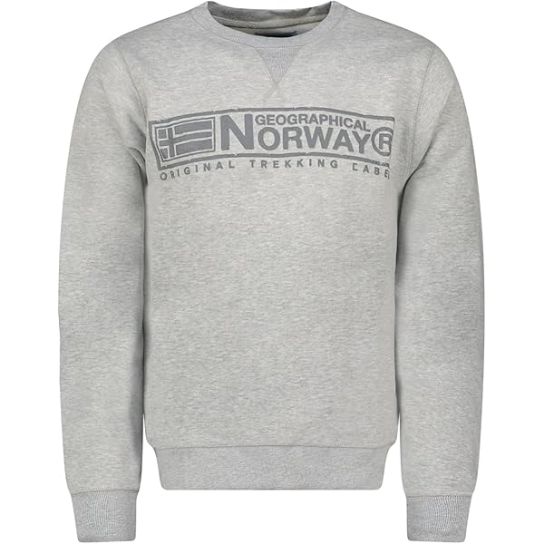 Geographical Norway Felpa Garadock Uomo Men WP462H/GN (Bianco, XXL