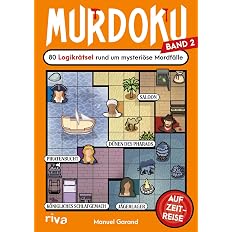 Murdoku 2: Auf Zeitreise – 80 Logikrätsel rund um mysteriöse Mordfälle | Löse Kriminalfälle mit Sudoku und Logicals. Kniffliges Geschenk für Rätselfans zu Geburtstag und Weihnachten - View 4