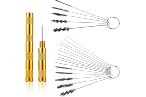 TUCNOEU 22 Stück Airbrush Cleaner, Airbrush Reinigungsset, Airbrush Reiniger, Düsenreinigungsnadel aus Edelstahl für gründliche Reinigung