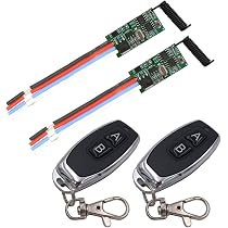 QIACHIP 433Mhz Mini Relè Senza Fili RF Telecomando Interruttore Modulo DC 3 - 7