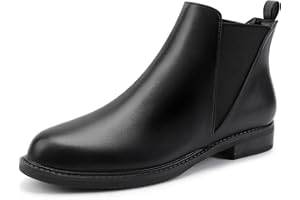 MaxMuxun Stiefel Damen Chelsea Boots Damen Ankle Winterstiefel Stiefeletten für Damen mit Blockabsatz