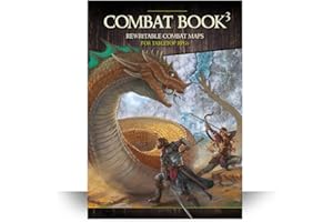 Pwork Wargames Combat Book 3 - Fantasy Rewritable Combat Maps for Tabletop RPGs