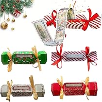 Personalizzato personaggio dei cartoni animati su scatola regalo in legno chiaro salvadanaio con cappello di Babbo Natale iniziale Buon Natale regalo di compleanno per bambini - CALLIE
