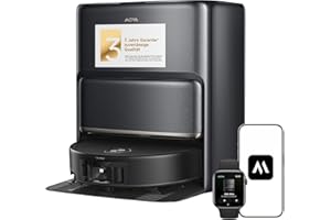 Mova Z60 Ultra Roller Complete Robot Aspirapolvere Lavapavimenti, 28000Pa, Dotato di Lavaggio HydroForce, Tecnologia AutoShield, Telaio LiftPro, Sistema StepMaster 2.0, Lavaggio con DuoSolution