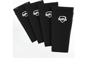 SoPro reggi parastinchi da calcio per bambini e adulti - Reggi parastinchi calcio antiscivolo - Calzini per parastinchi Made in Germany - Copri parastinchi calcio, calza parastinchi calcio