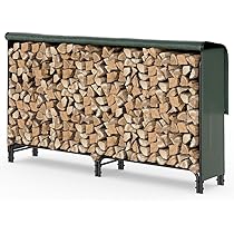 Portalegna Grande In Rame Con Ruote - Cestello Per Legna Da Camino, Carrello Porta Legna Mobile - Foto 11