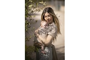 Amarsupiel | Fular Portabebés Elástico Recién Nacido ORGÁNICO | Fular de Porteo 100% Algodón Orgánico | Hecho en España | Certificado Oekotex