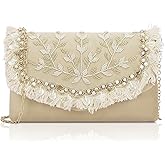 Lavie Signature Women's Irvine Embroidered Envelop Clutch | Ladies purse |Gift For Women