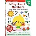 Play Smart Numbers Age 2+: Preschool Activity Workbook with Stickers for Toddler Ages 2, 3, 4: Learn Pre-Math Skills: Numbers, Counting, Tracing, Coloring, Shapes, and More (Full Color Pages)