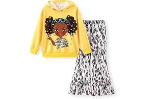 PATPAT Set per bambina: felpa con cappuccio, pantaloni a zampa o harem. Abbigliamento attivo a maniche lunghe, perfetto per outfit Hip Hop e casual. Ideale per uno stile unico e moderno!