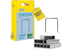 Rapid Bredtrådsklammer 140, Benlängd 16 mm, Galvaniserat stål, 2000-pack