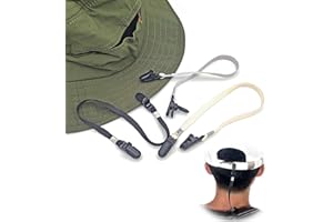 CHENNAN 3 sztuki klipsów do kapelusza, uchwyt na kapelusz, klips zabezpieczający, wiatroszczelny klips mocujący, uchwyt na czapkę, odpowiedni do wędkowania, golfa, żeglowania, pływania łodzią