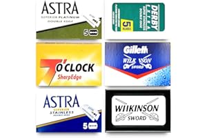 RAZOR BLADES CLUB Ostrza do brody, zestaw próbek 30 żyletek