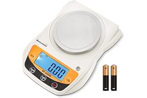 Bonvoisin Digital Lab Scale 600g x 0.01g Precision Electronic Scale LCD Display Analytical Balance Jewelry Scale Scientific Scale 0.01g Accuracy