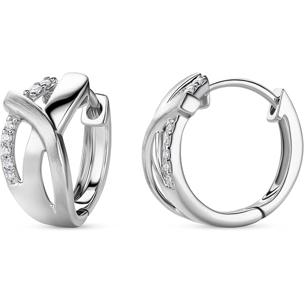Boucles D'oreilles Créoles Anneaux 9 Mm Plaqué Or 18K - Neuf Sans Emballage