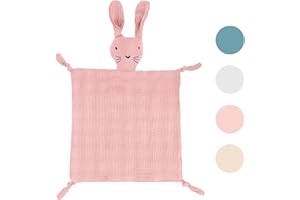 Lookka Baby Comforters Blanket, Soothing Towel For Baby, Baby Comforters Rabbit Baby Blanket, Infant Toddler Cuddle Snuggle Toy Blankets for Nursery Strollers, Car Seats, Cribs